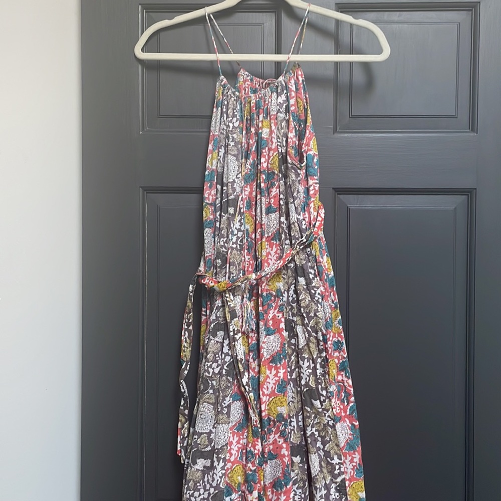 Velvet maxi dress. Size XS. 47 inches long